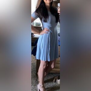 12 PM By Mon Ami Light blue Dress Small